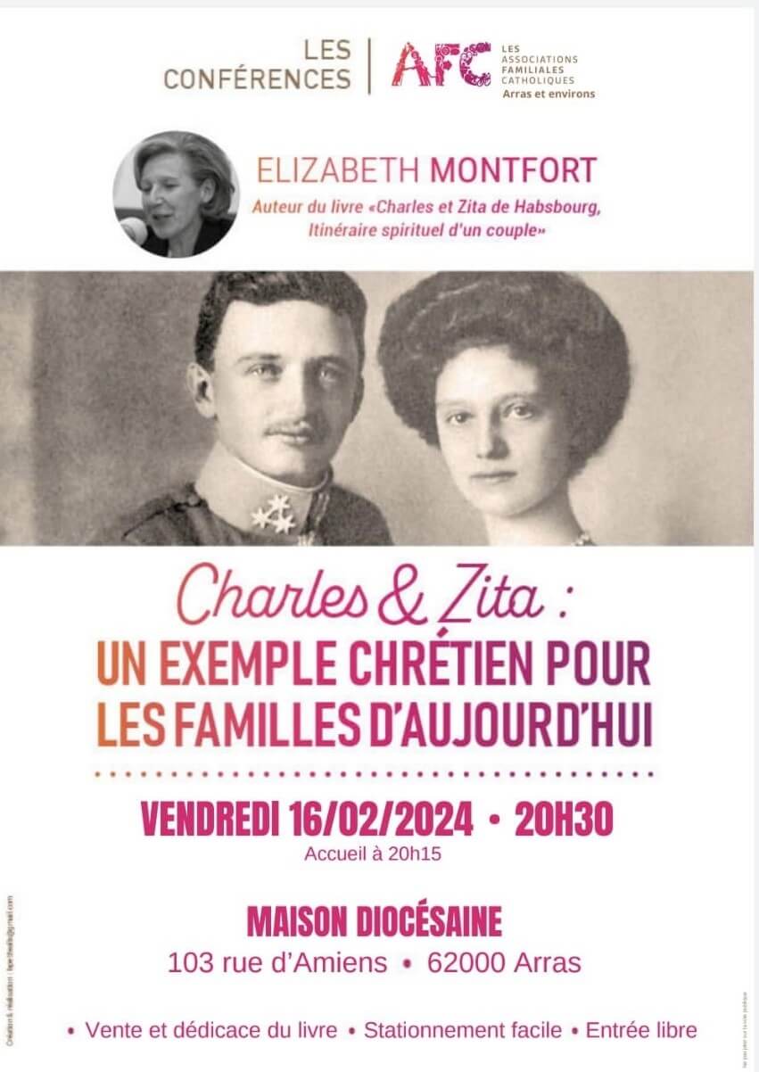 Conférence « Charles et Zita, un exemple pour les familles d’aujourd’hui » par Elizabeth Montfort